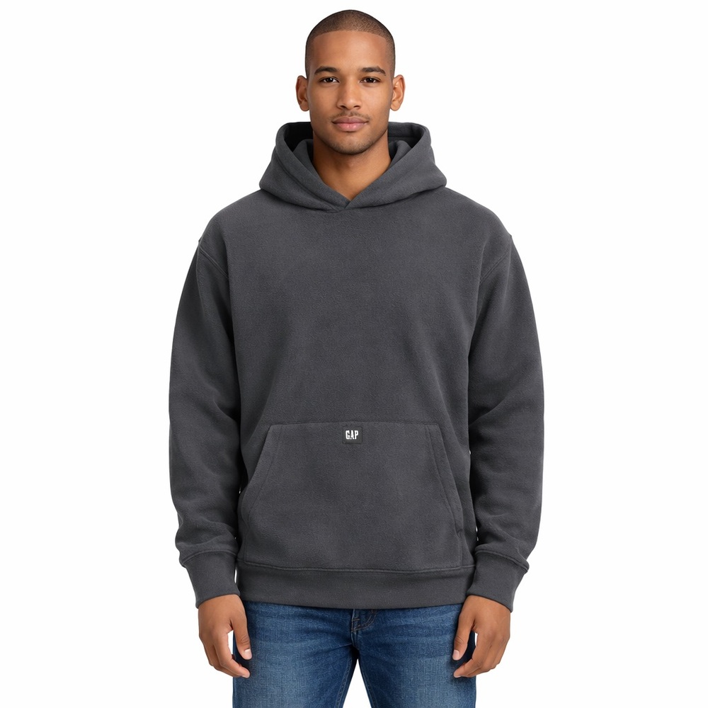 Yeezy Gap Balenciaga Black Hoodie Sweatshirt